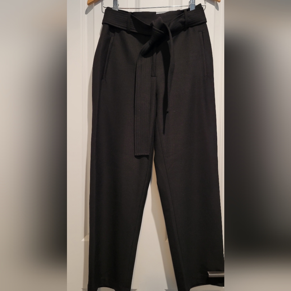 Wilfred Black Tie Waist Pants